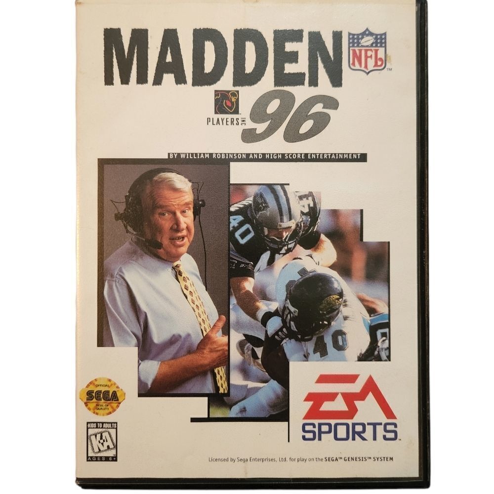 Sega Genesis Madden 96 Game Cartridge